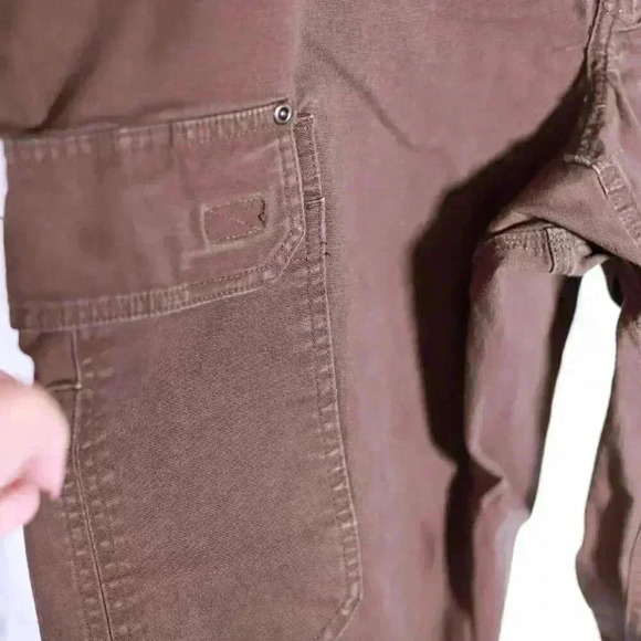 Duluth Trading Sz 48 x 30 Flex Fire Hose Relaxed Fit Cargo Work Pant oil stains - Picture 6 of 16